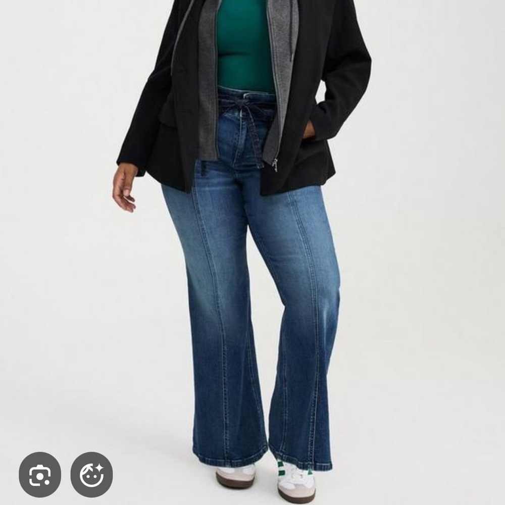 Torrid Black Blazer with Hoodie size 2 - Picture 3 of 4